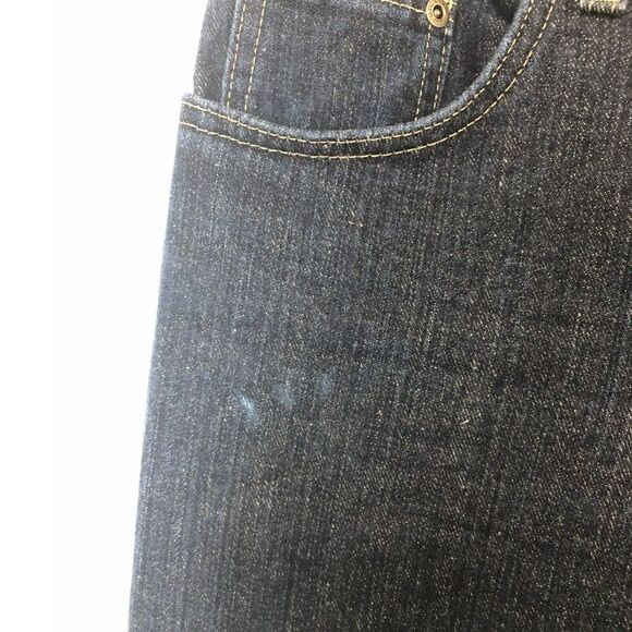 DICKIES Flannel Jeans Women's Size 8 Regular Blue Straight Leg - Picture 9 of 11